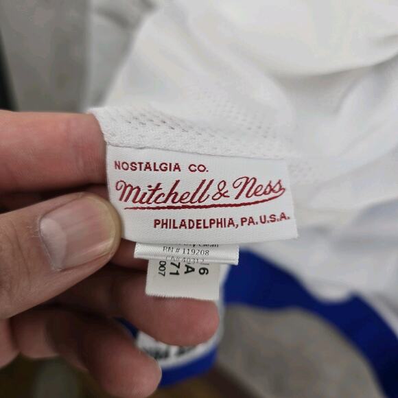 Mitchell & Ness 1991 NBA All-Star Game Charlotte Jacket Mens XL White Basketball - Picture 9 of 16